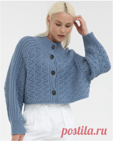 Потрясающий кардиган от Фабиана Филиппи. Схема узора в двух вариантах + образцы. | Ажурные фантазии | Дзен