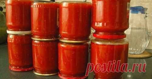 Невероятно вкусный домашний кетчуп «Пальчики оближешь»