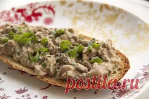 Салат с печенью, грибами и черносливом | Милочка