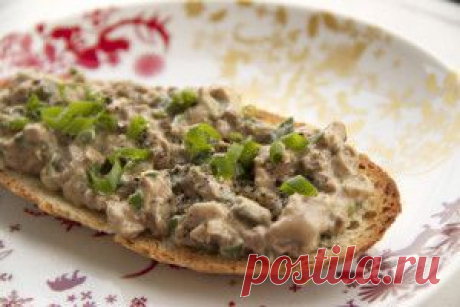 Салат с печенью, грибами и черносливом | Милочка