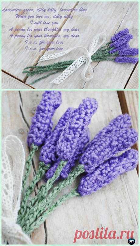 Crochet 3D Flower Bouquet Free Patterns [Picture Instructions]