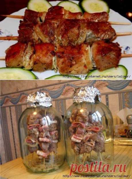 Шашлыки готовим в банке.
