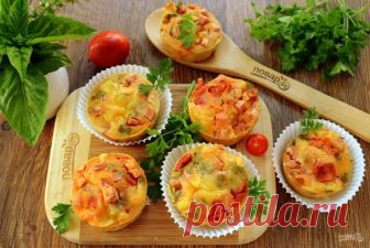 Закусочные маффины - пошаговый рецепт с фото на Повар.ру
