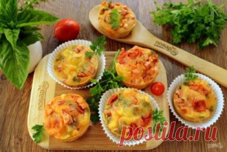Закусочные маффины - пошаговый рецепт с фото на Повар.ру