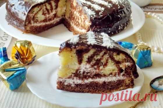 Готовим сами дома торт зебра рецепт простой