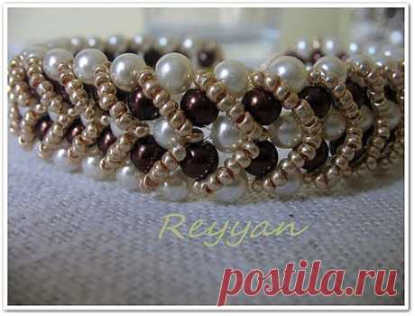 Браслет Елочка | Салон Эксклюзивного Бисера