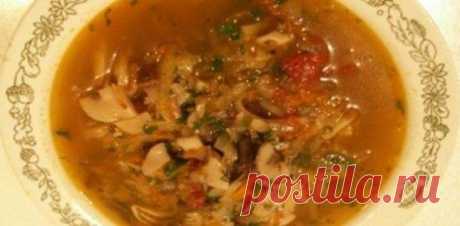 Солянка грибная