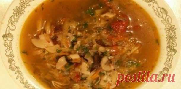 Солянка грибная