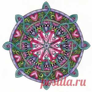 Мандала любви – особенный рисунок для привлечения любви - МирТесен