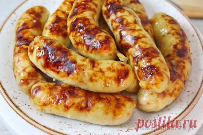 Картофельные колбаски с мясом.