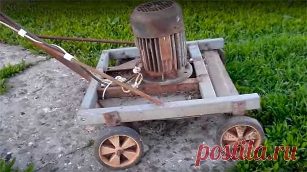 Газонокосилка своими руками: чертежи, фото, видео