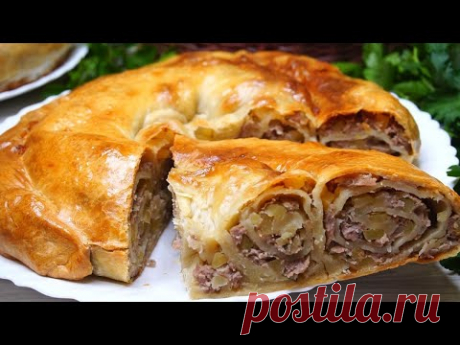 Бурма / Пирог с мясом и картошкой / Татарская кухня