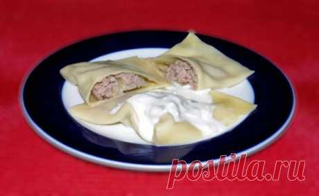 Маульташен - Maultaschen или ленивые пельмени