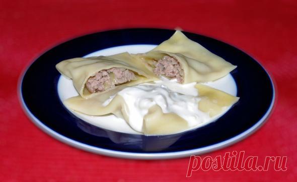 Маульташен - Maultaschen или ленивые пельмени