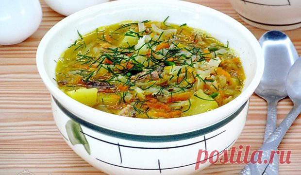 Рыбные щи из консервов - вкусно, сытно и очень необычно. Попробуйте! Таковы вы еще не пробовали!