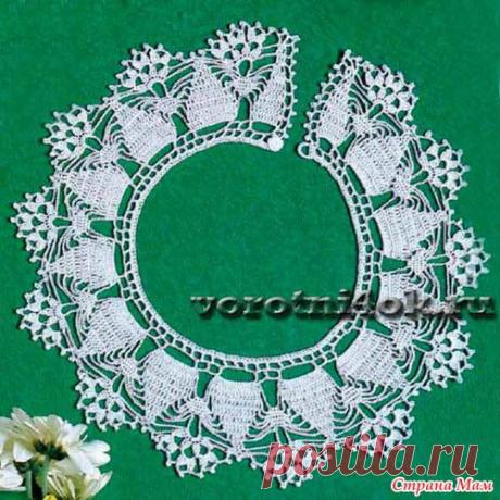 Ажурный воротник Черёмуха - Все в ажуре... (вязание крючком) - Страна Мам