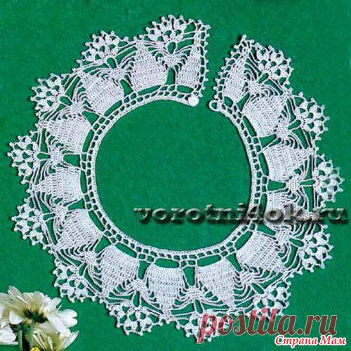 Ажурный воротник Черёмуха - Все в ажуре... (вязание крючком) - Страна Мам