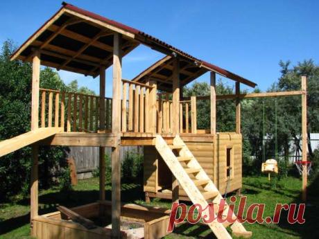 Детский городок своими руками - ideidetsploshad.info