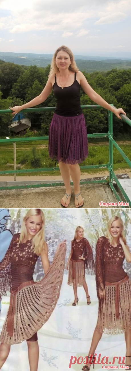 Юбка крючком от муратовааделия (Страна Мам)