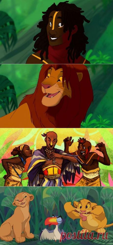 А что, если бы диснеевские животные были людьми? / Surfingbird знает всё, что ты любишь