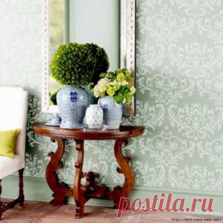 Трафаретная роспись в интерьере. Идеи, полезные советы, видео