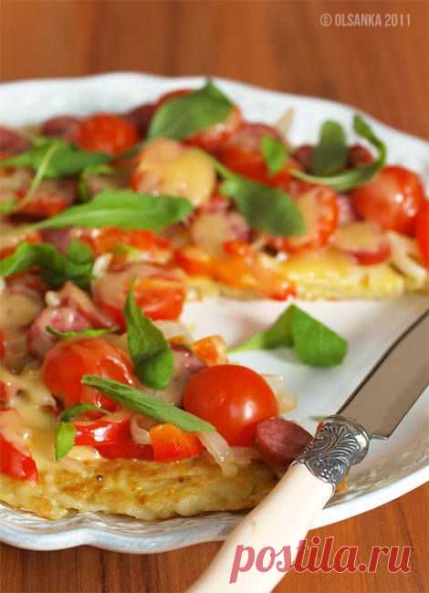КАРТОФЕЛЬНАЯ ПИЦЦА.