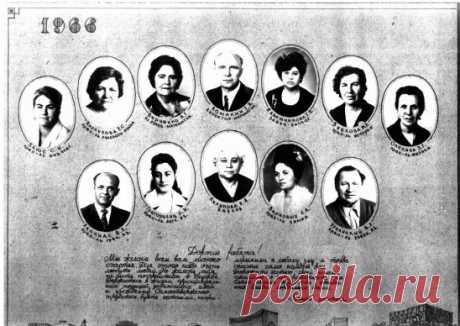 Учительский состав 1976 г.