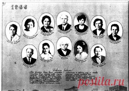 Учительский состав 1976 г.