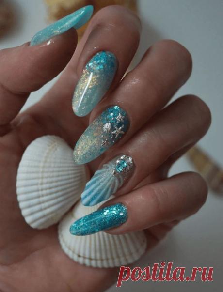 Необычный дизайн маникюра для яркого лета