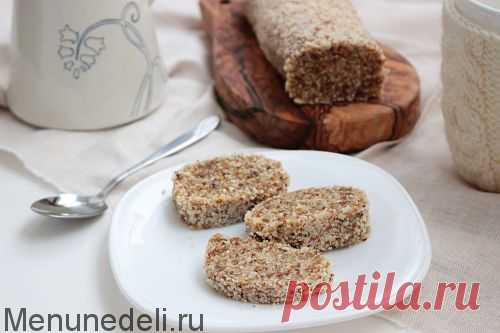Кокосовая колбаска - низкокалорийный полезный десерт » Женский Мир