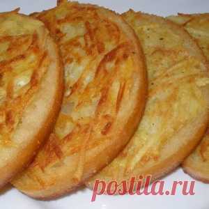 Гренки с картофелем к завтраку