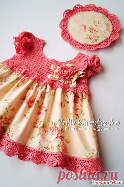 Комплекты "НЕЖНОСТЬ РОЗЫ" (... или "family look" для сестричек). Много фото:) - Вязание - Страна Мам