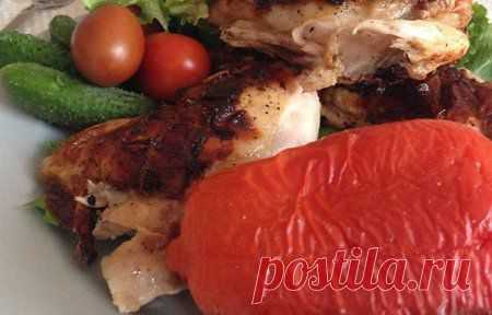 Курка гриль на решітці. Кулінарний рецепт.