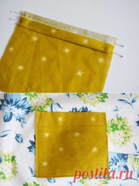 Tutorial: Add pockets to the Violet Blouse (with free pocket template)  |  Coletterie
