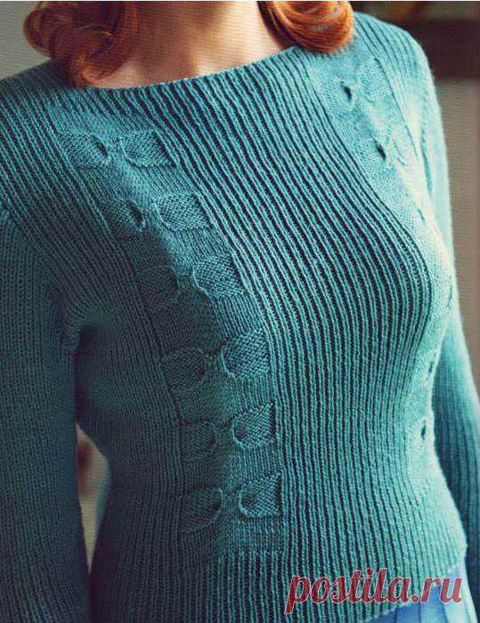 джемпер спицы - Самое интересное в блогах