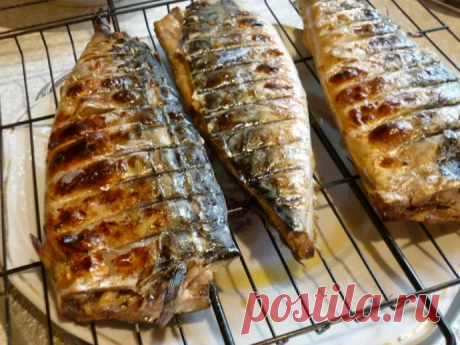Скумбрия на мангале