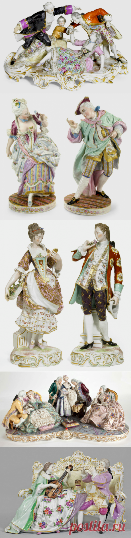 &quot;Изящный век&quot; .....в фарфоре (2) Жанровое .