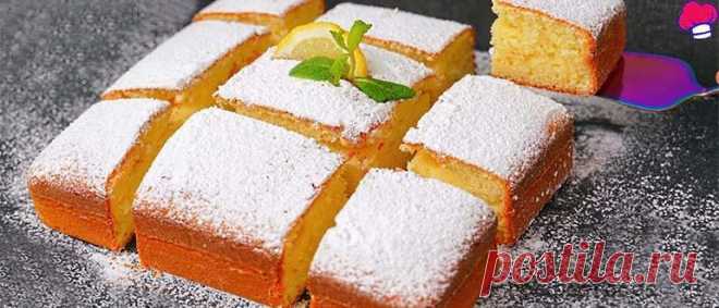 Итальянский пирог 12 ложек без весов Очень вкусный, мягкий пирог с влажным мякишем и лимонным ароматом. Готовится просто, даже весы не нужны.