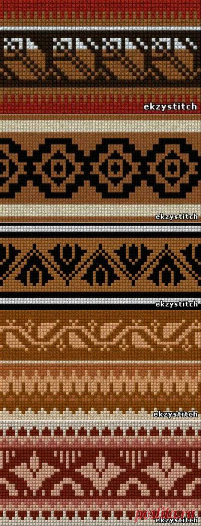 Узоры жаккарда.