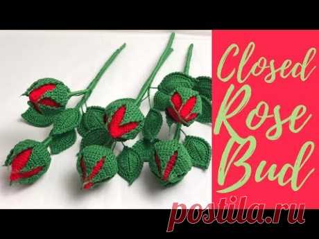 Как вязание крючком закрытой розы