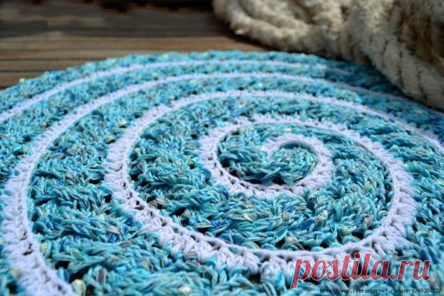 Уютный и оригинальный интерьер с помощью вязаных ковриков. Часть 1 - Ярмарка Мастеров - ручная работа, handmade