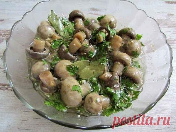 Быстро и легко: шампиньоны по-корейски | Вкусные рецепты