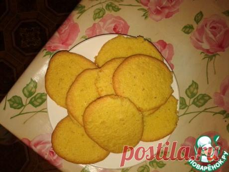 Кукурузное печенье с имбирем - кулинарный рецепт