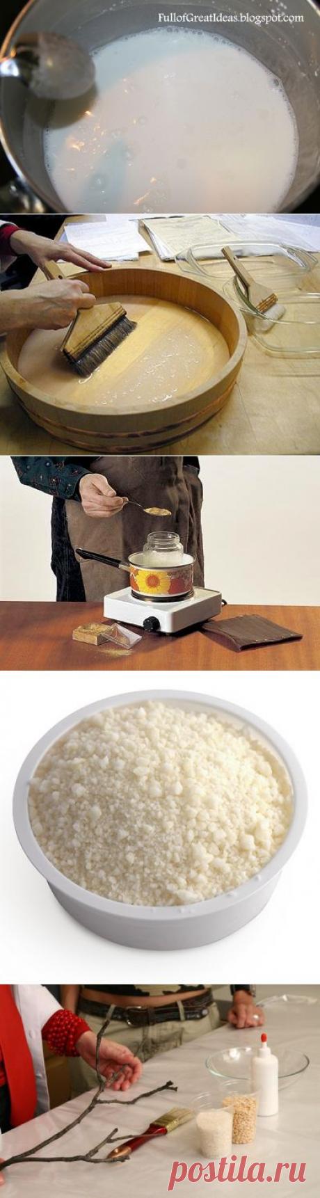 Как сделать различные виды клея дома: лучшие рецепты