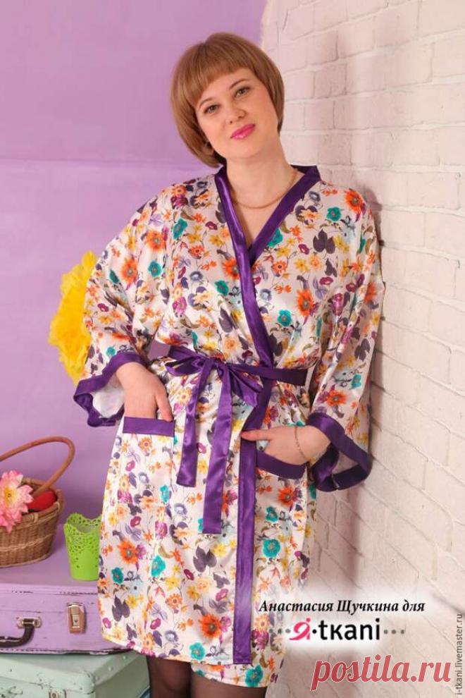Искусство обольщения по-японски: шьём халат-кимоно