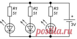 Хорошие и плохие схемы включения светодиодов