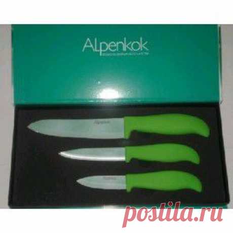Купить Набор ножей ALPENKOK АК-2055К / 3 предмета / в подарочной упаковке в Пензе, цена / Интернет-магазин &quot;Vseinet.ru&quot;.
Набор ножей керамических АК-2055К (20) из 3-х ножей L=3, L=4 ,L=6 в подар. коробке. Уникальная технология двойного закаливания.
Колоссальная острота и износостойкость режущей кромки.
Благодаря сверхвысокой твердости нож не нуждается в заточке.
Отсутствует металлический привкус, ржавление и пятна.