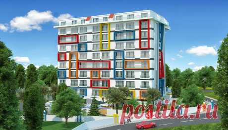 Недорогие Квартиры с Собственным Пляжем в Алании, Авсаллар Недорогие квартиры на лоне природы расположены в Алании, Турция. Проект с собственным пляжем предлагает множество удобств по стандартам 5-звездочного отеля.