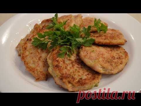 Котлеты с кабачками и сыром, видео рецепт / Простые рецепты