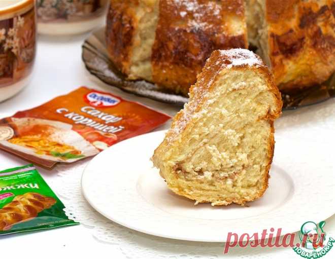 Сдобный дрожжевой кекс – кулинарный рецепт